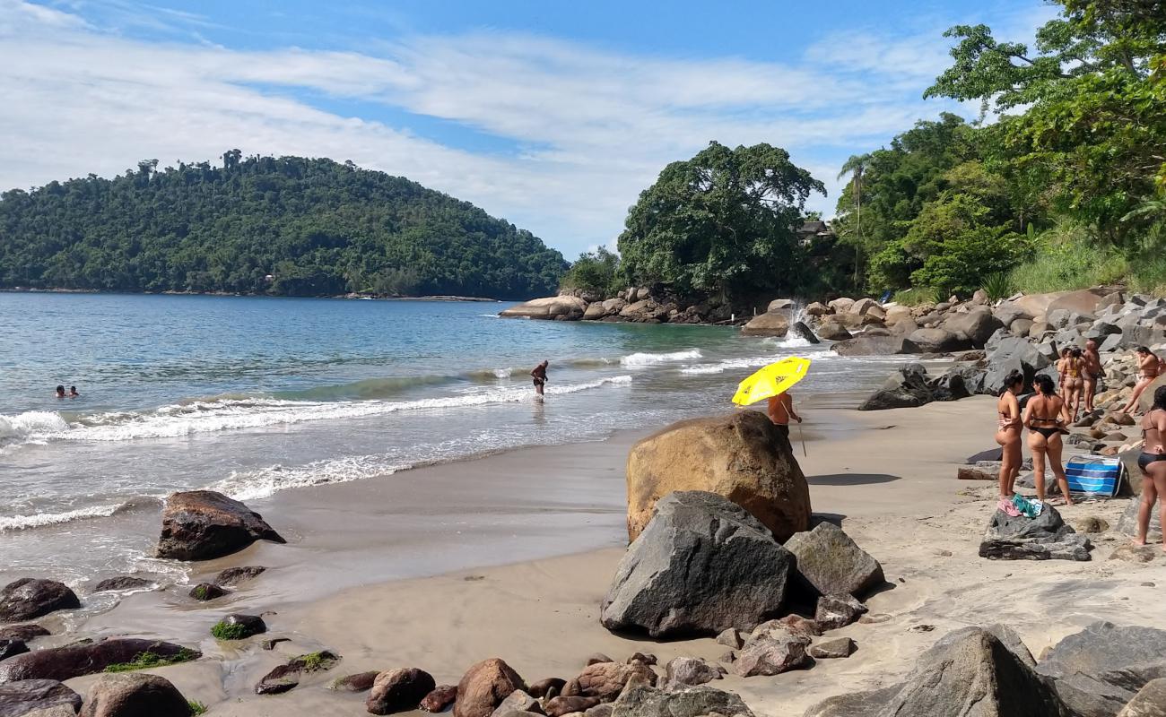 Photo de Plage Ana avec sable beige de surface