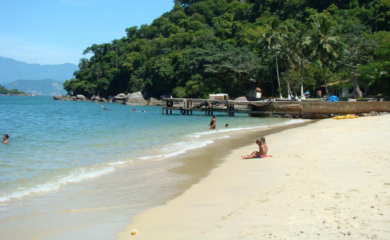 Photo de Plage du Sud avec sable beige de surface