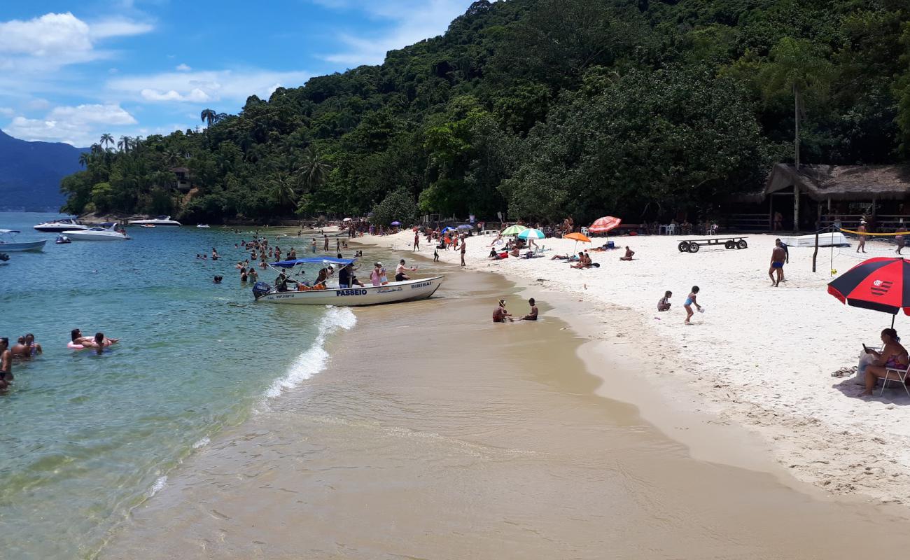 Photo de Plage d'Araca avec sable beige fin de surface