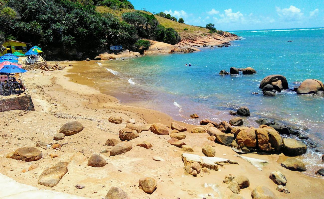 Photo de Praia do Paraiso avec sable lumineux de surface