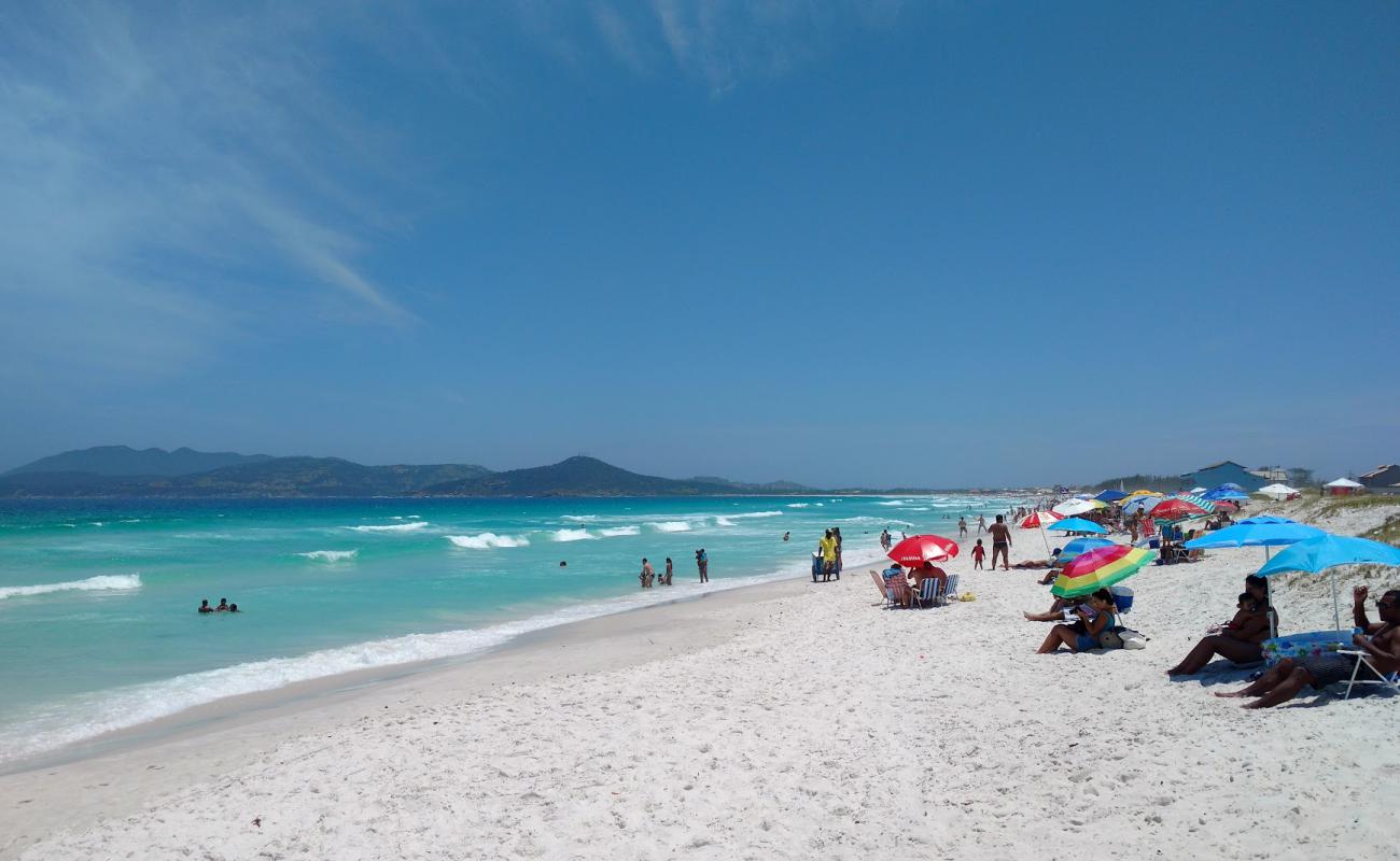 Photo de Praia do Foguete avec sable fin blanc de surface