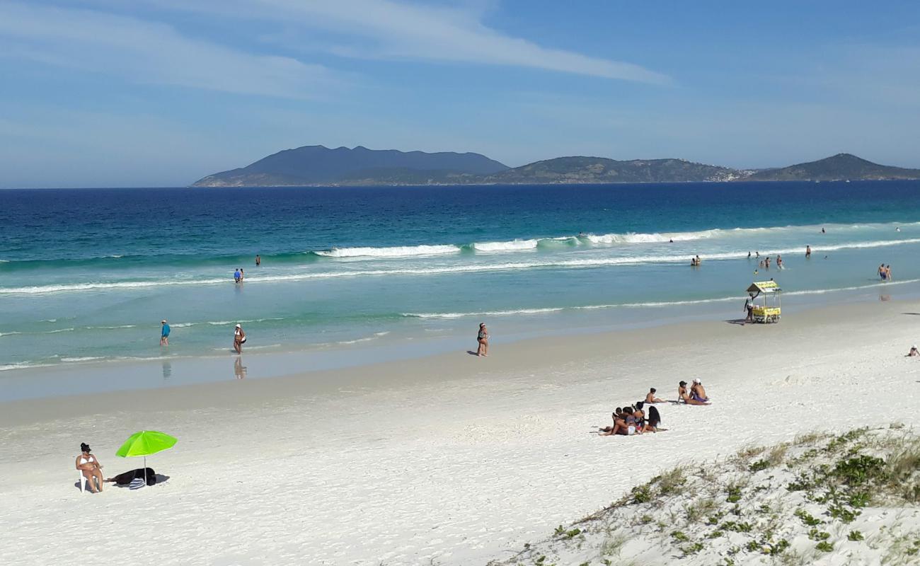 Photo de Plage de Dunas avec sable fin blanc de surface