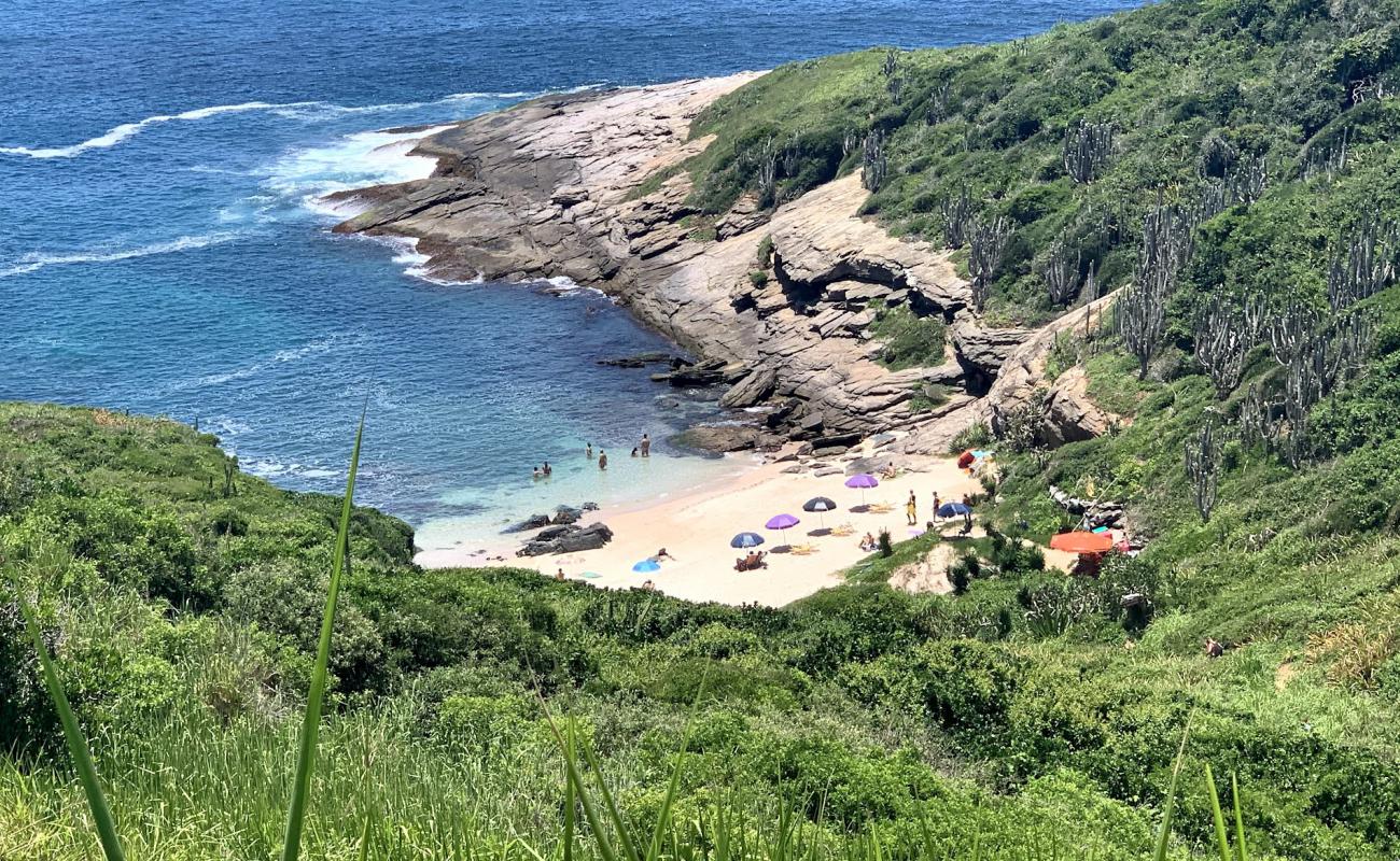 Photo de Praia Olho de Boi avec sable beige de surface