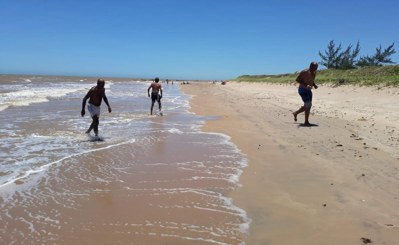 Photo de Plage de Samambaia avec sable beige de surface