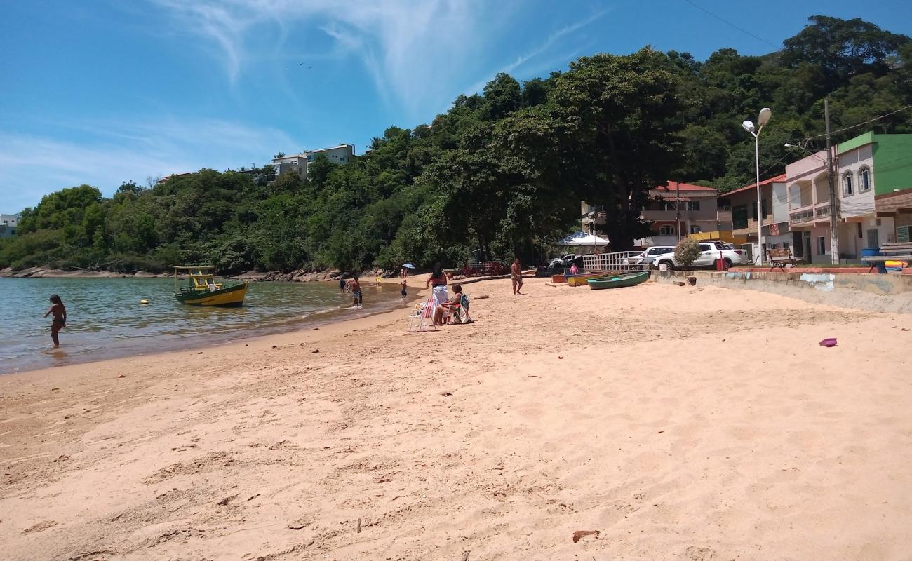Photo de Plage d'Inhauma avec sable beige de surface