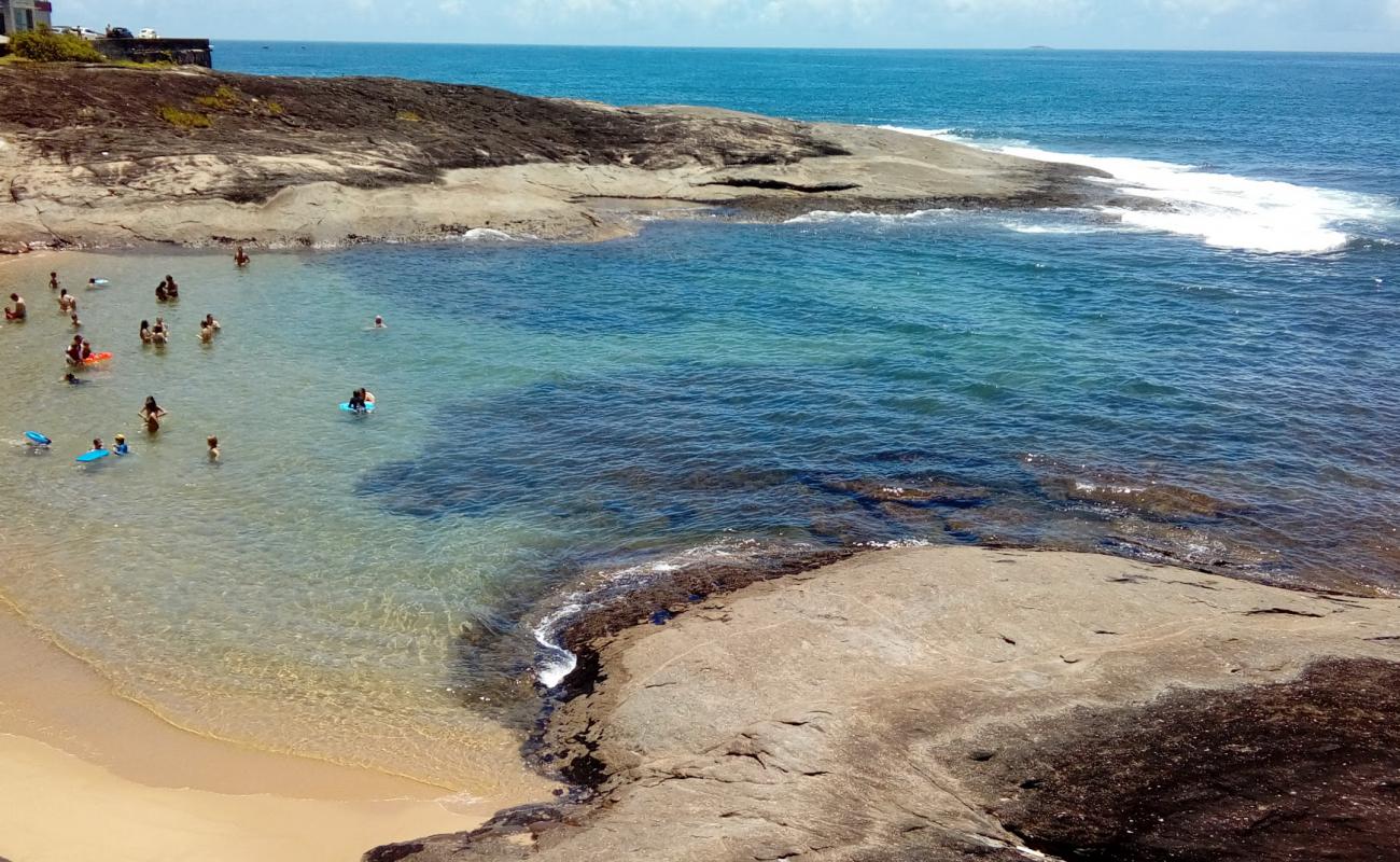 Photo de Plage des Amoureux avec sable lumineux de surface