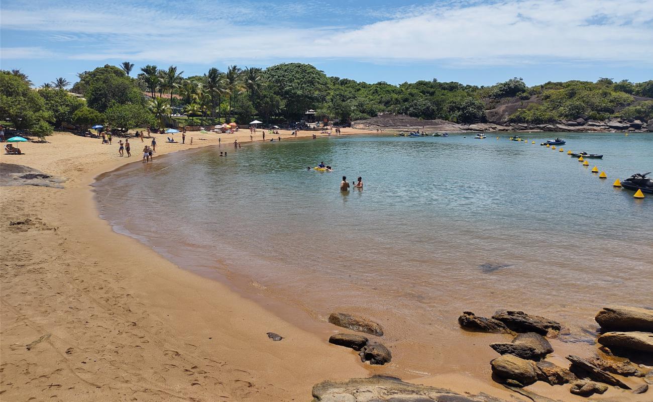 Photo de Plage Aldeia avec sable lumineux de surface