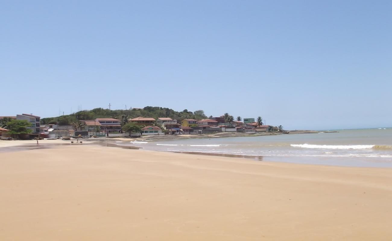 Photo de Plage de Ponta da Fruta avec sable fin et lumineux de surface