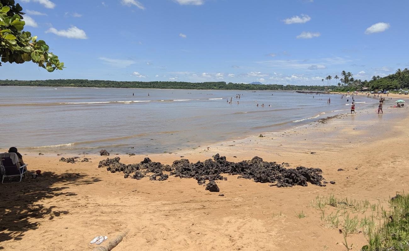 Photo de Coqueiros Beach avec sable beige de surface