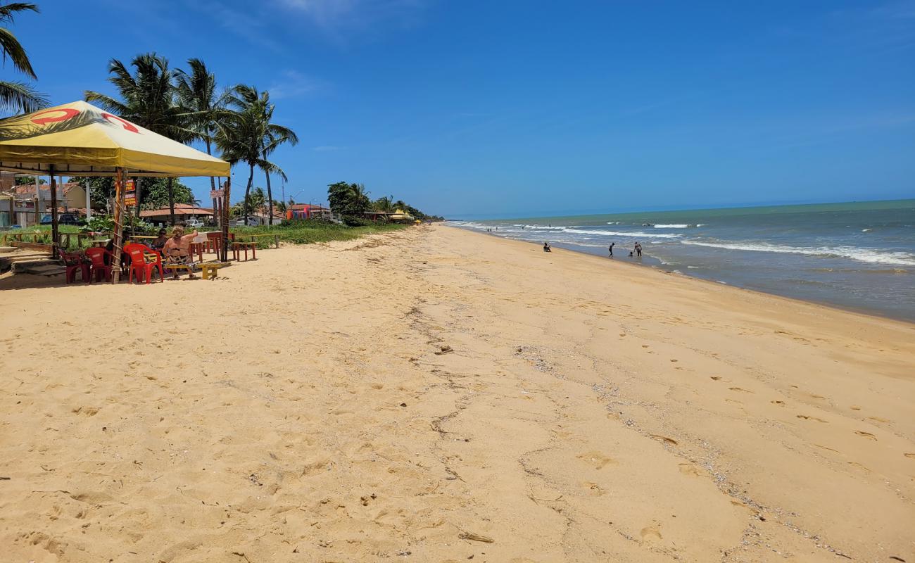 Photo de Plage d'Alcobaça avec sable beige fin de surface