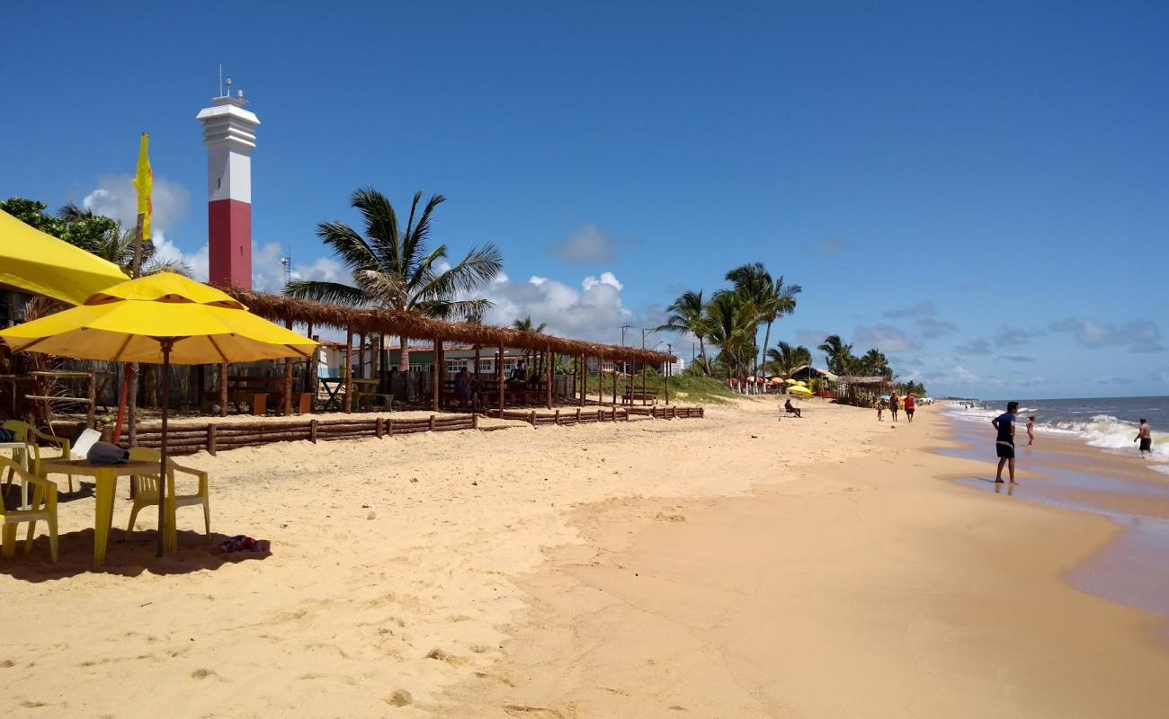 Photo de Plage de Farol Alcobaca avec sable beige fin de surface