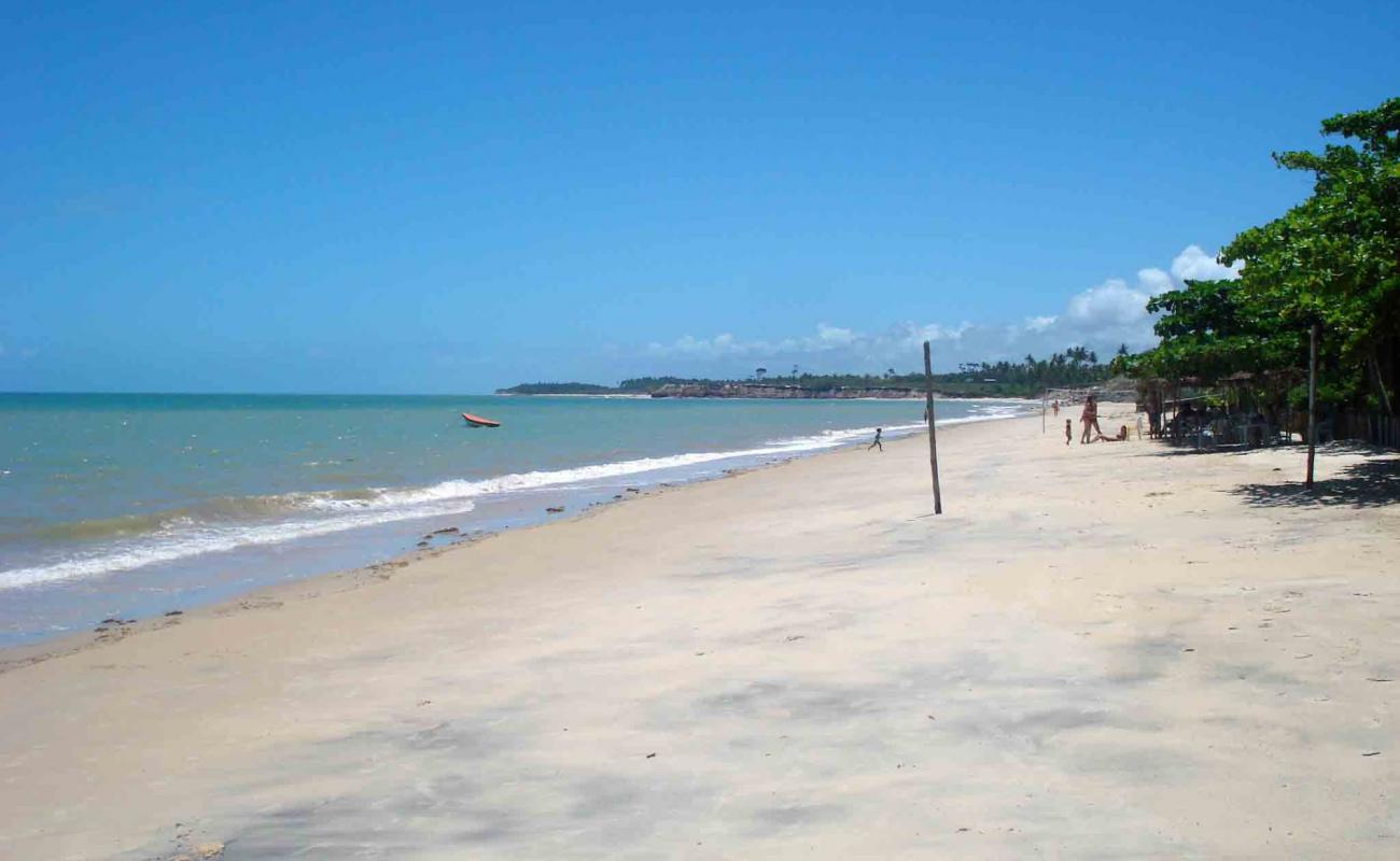 Photo de Plage de Corumbau avec sable fin et lumineux de surface