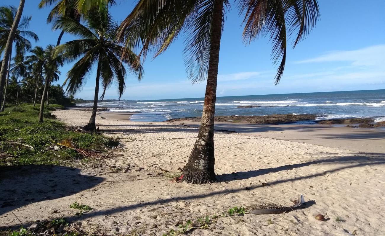 Photo de Praia de Olivenca avec sable lumineux de surface