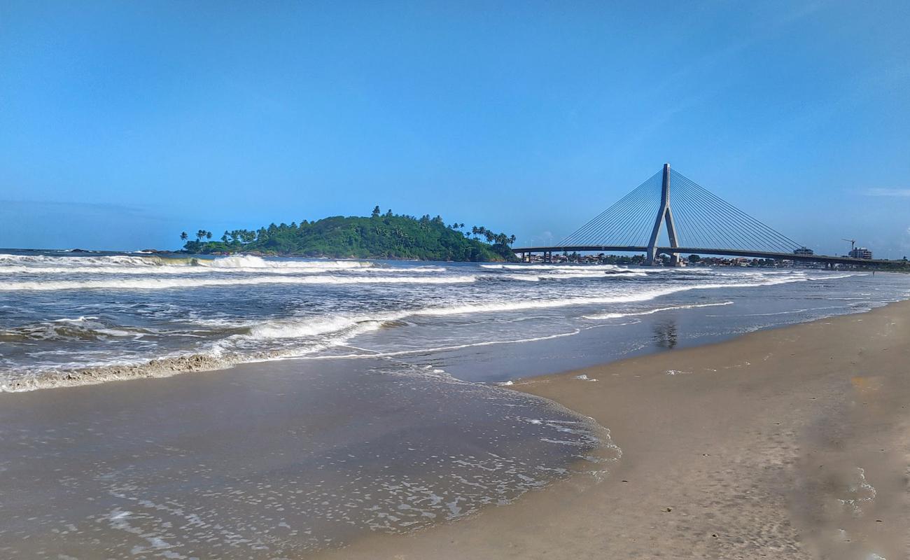 Photo de Praia da Avenida avec sable beige fin de surface