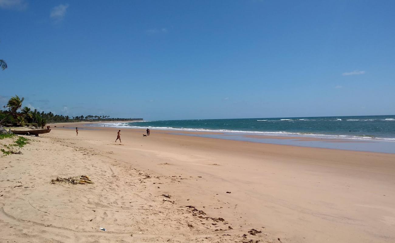 Photo de Praia de Saquaira avec sable beige fin de surface