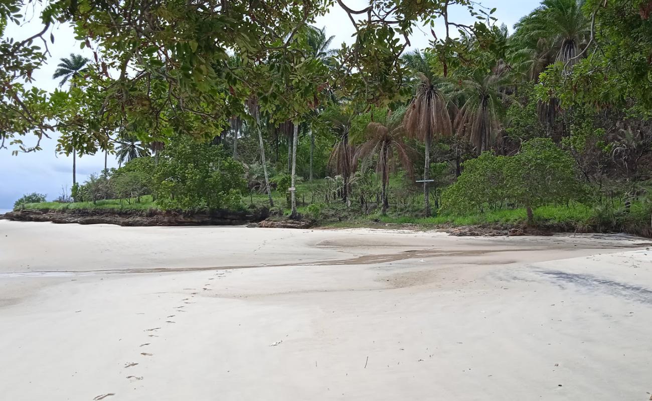 Photo de Porto da Fonte avec sable beige fin de surface
