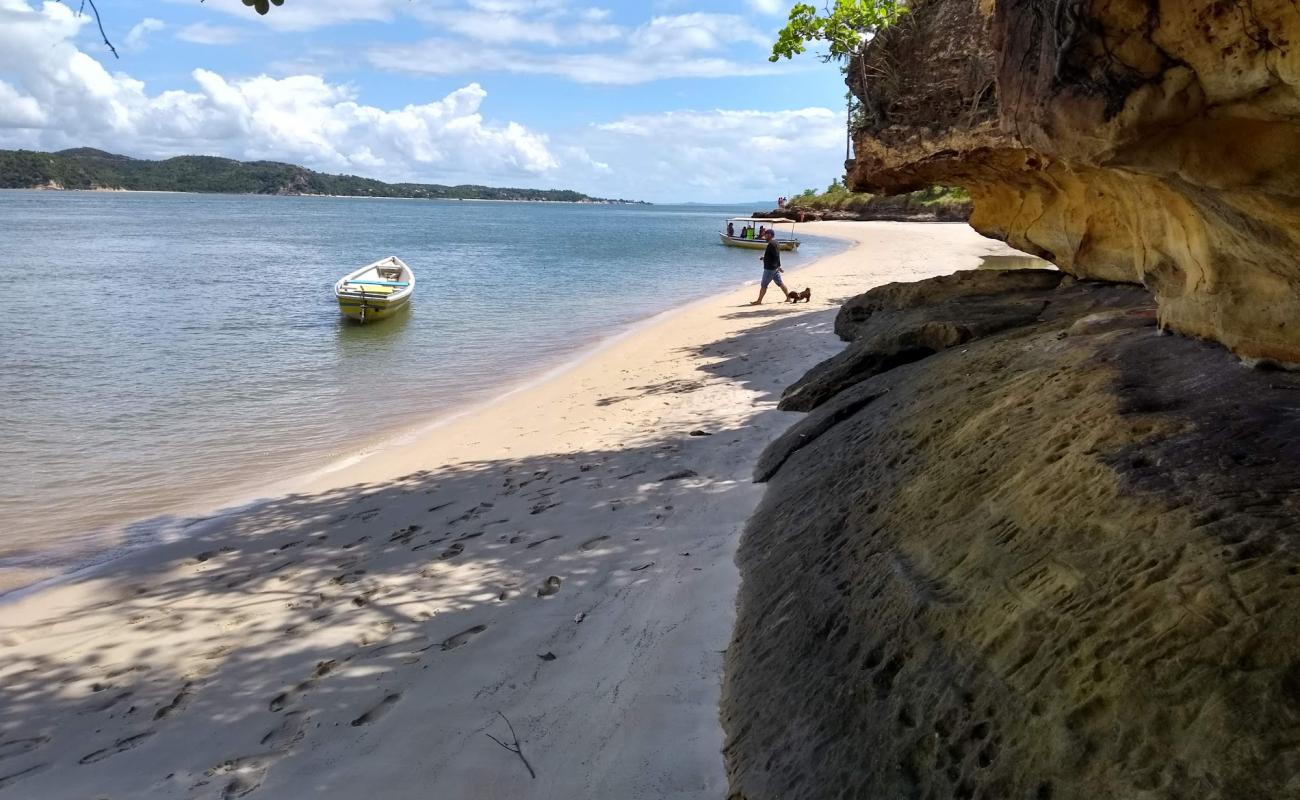 Photo de Praia da Pedra Mole avec sable fin et lumineux de surface