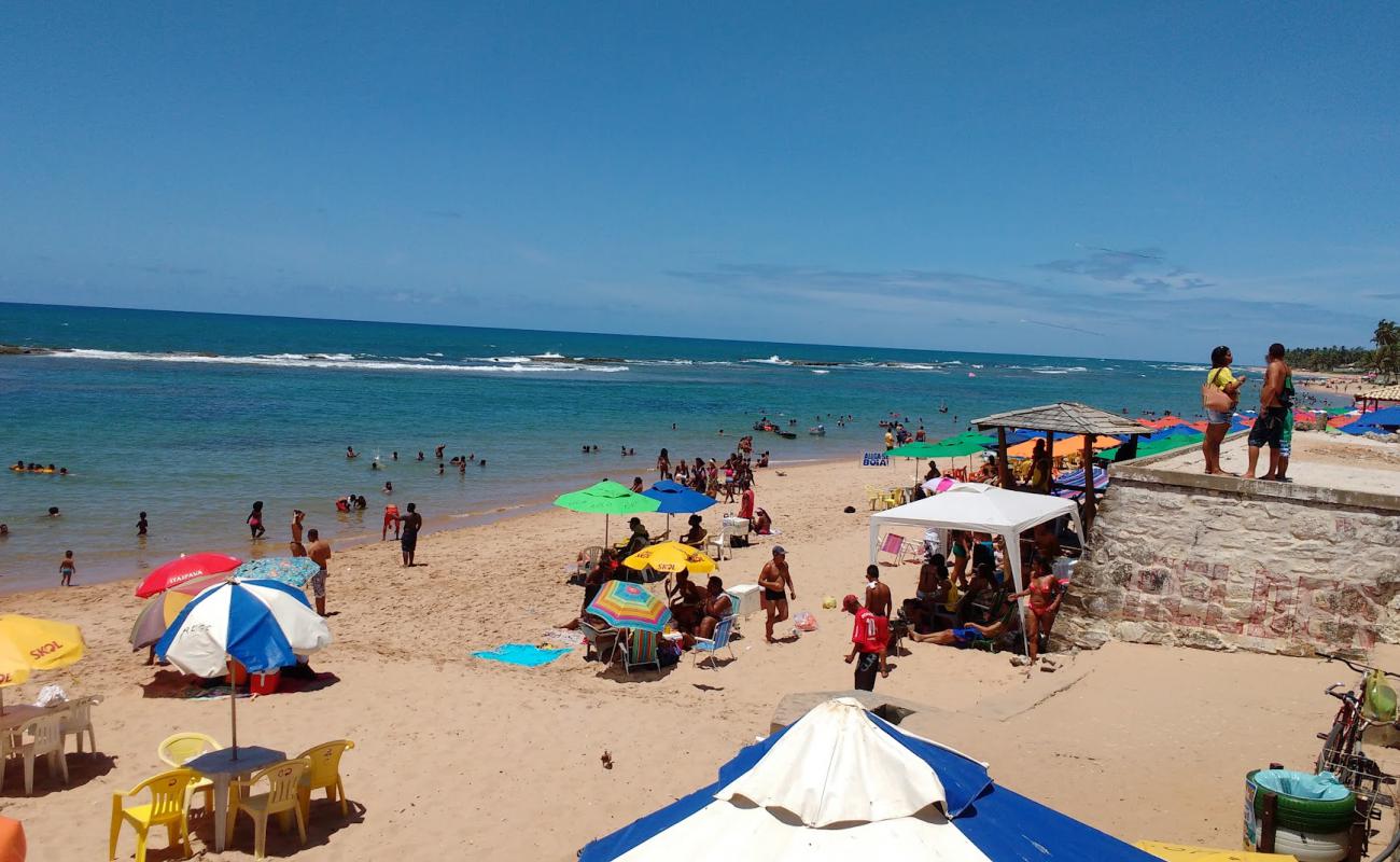 Photo de Praia de Jaua avec sable lumineux de surface