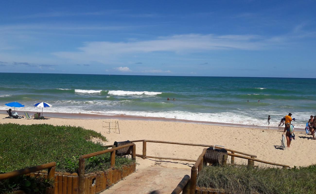 Photo de Praia de Jenipabu avec sable lumineux de surface