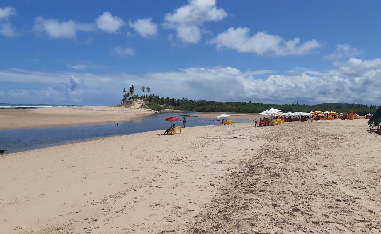 Photo de Praia Barra do Itariri avec sable lumineux de surface