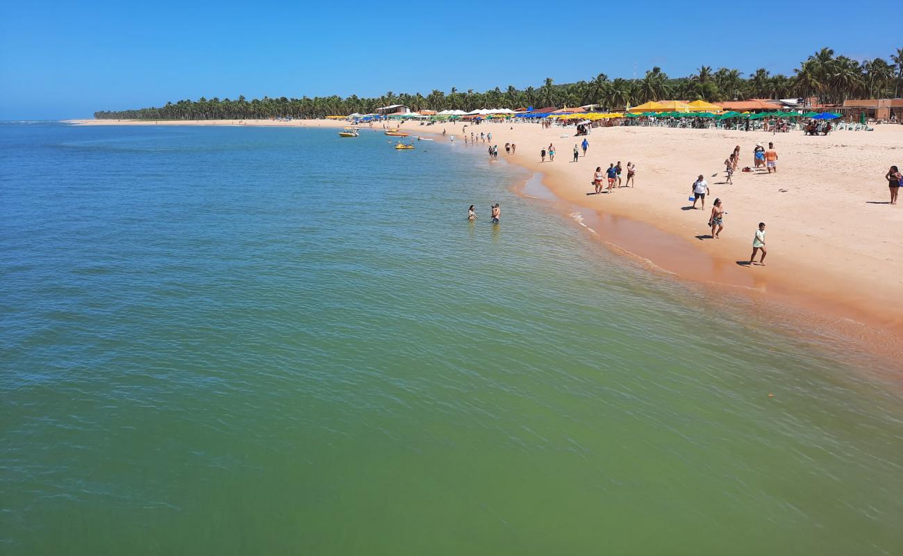 Photo de Plage de Gunga avec sable lumineux de surface