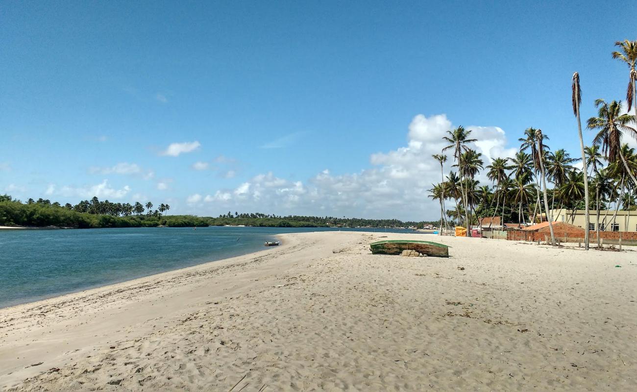 Photo de Plage de Barra Nova avec sable lumineux de surface