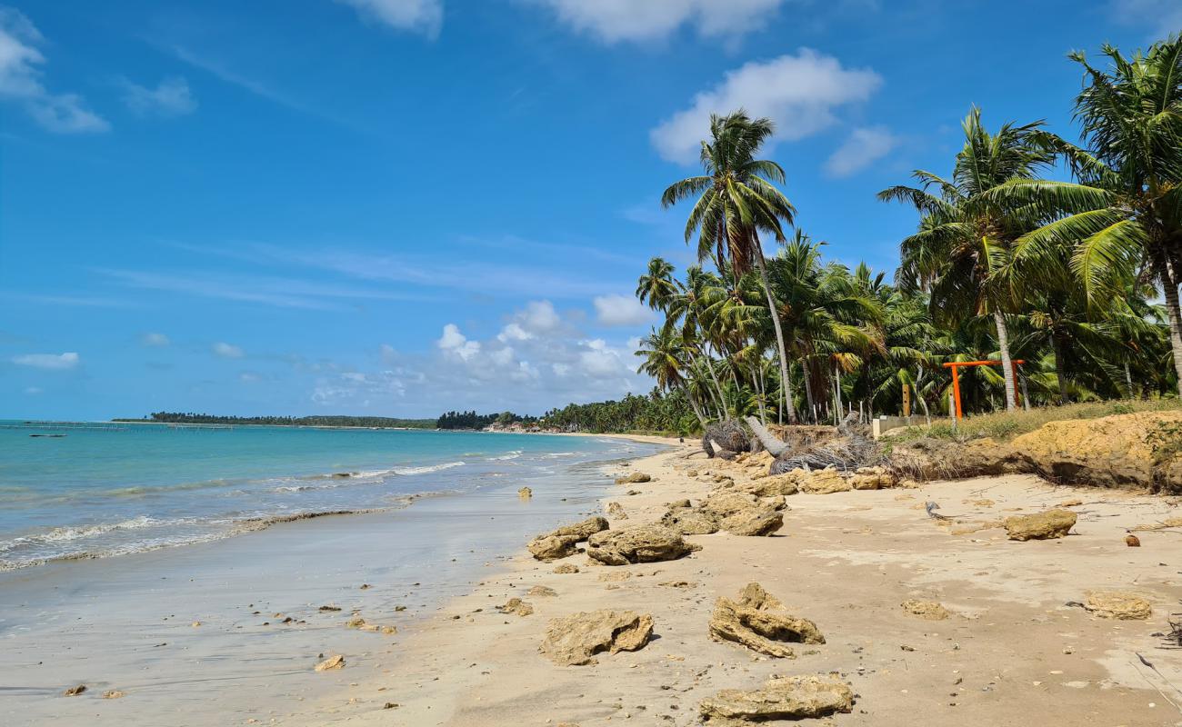Photo de Praia da Barra de Camaragibe avec sable beige de surface