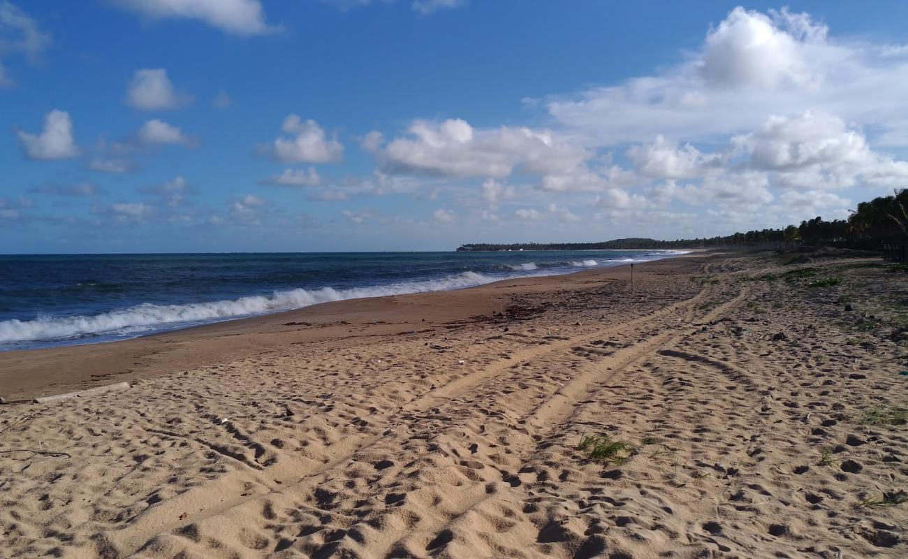 Photo de Praia do Guaiamum avec sable lumineux de surface