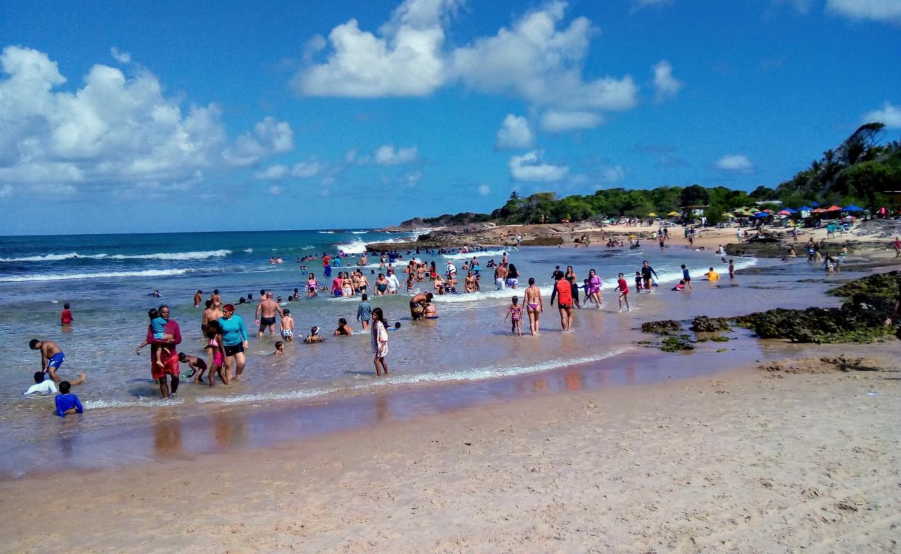 Photo de Praia de Xareu avec sable beige de surface