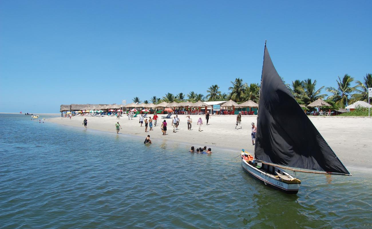 Photo de Plage de Coroa do Aviao avec sable lumineux de surface