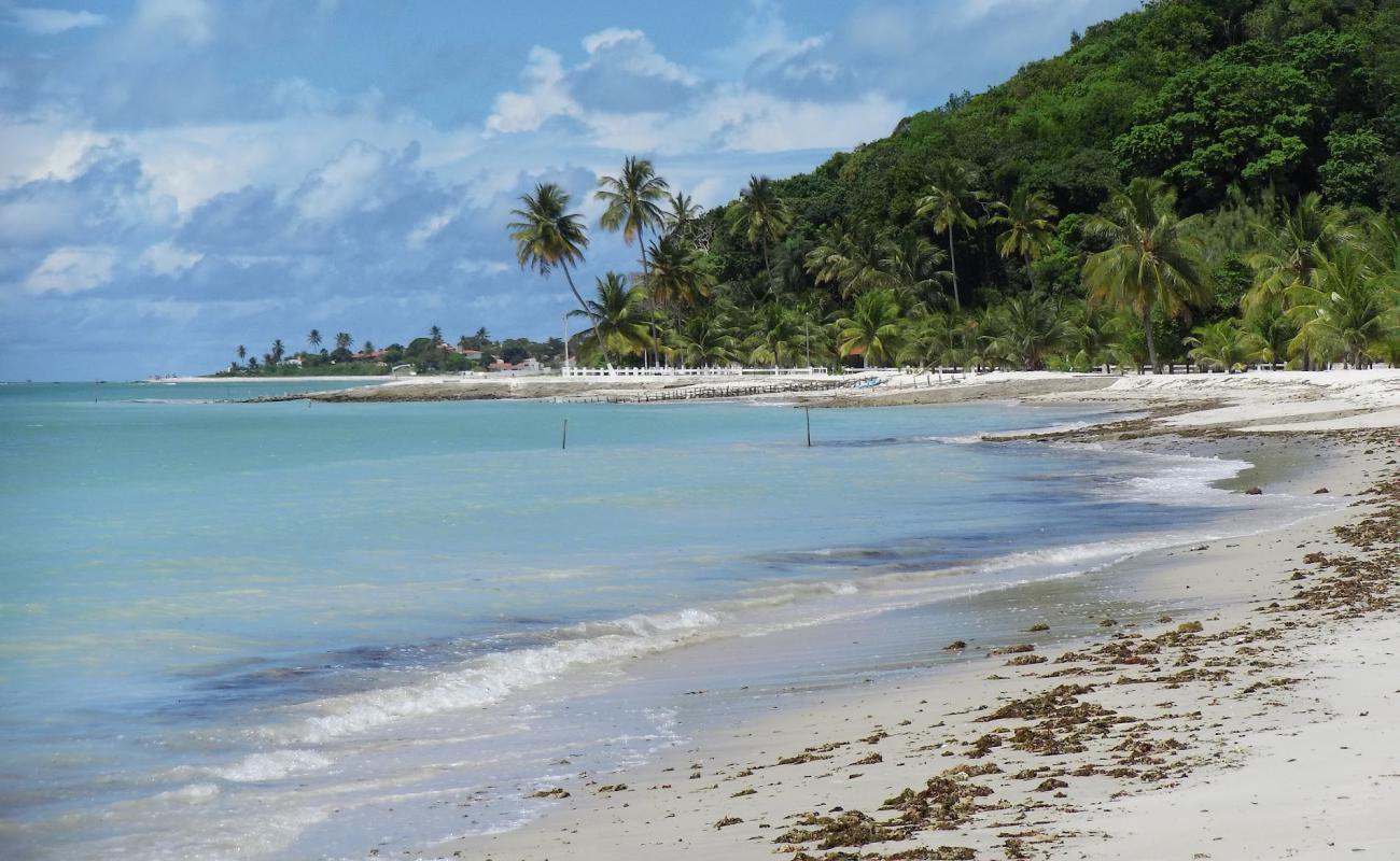 Photo de Plage de Tabatinga avec sable blanc de surface
