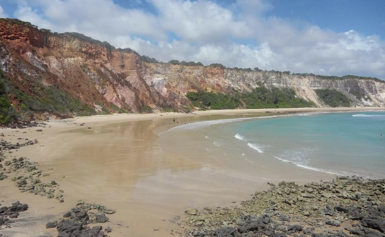 Photo de Plage de Tabatinga avec sable lumineux de surface