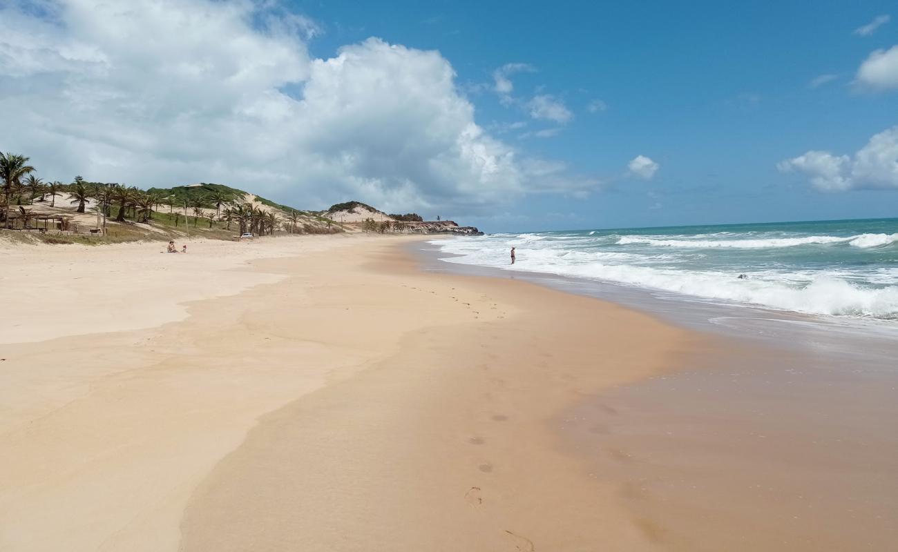 Photo de Plage de Minas avec sable lumineux de surface