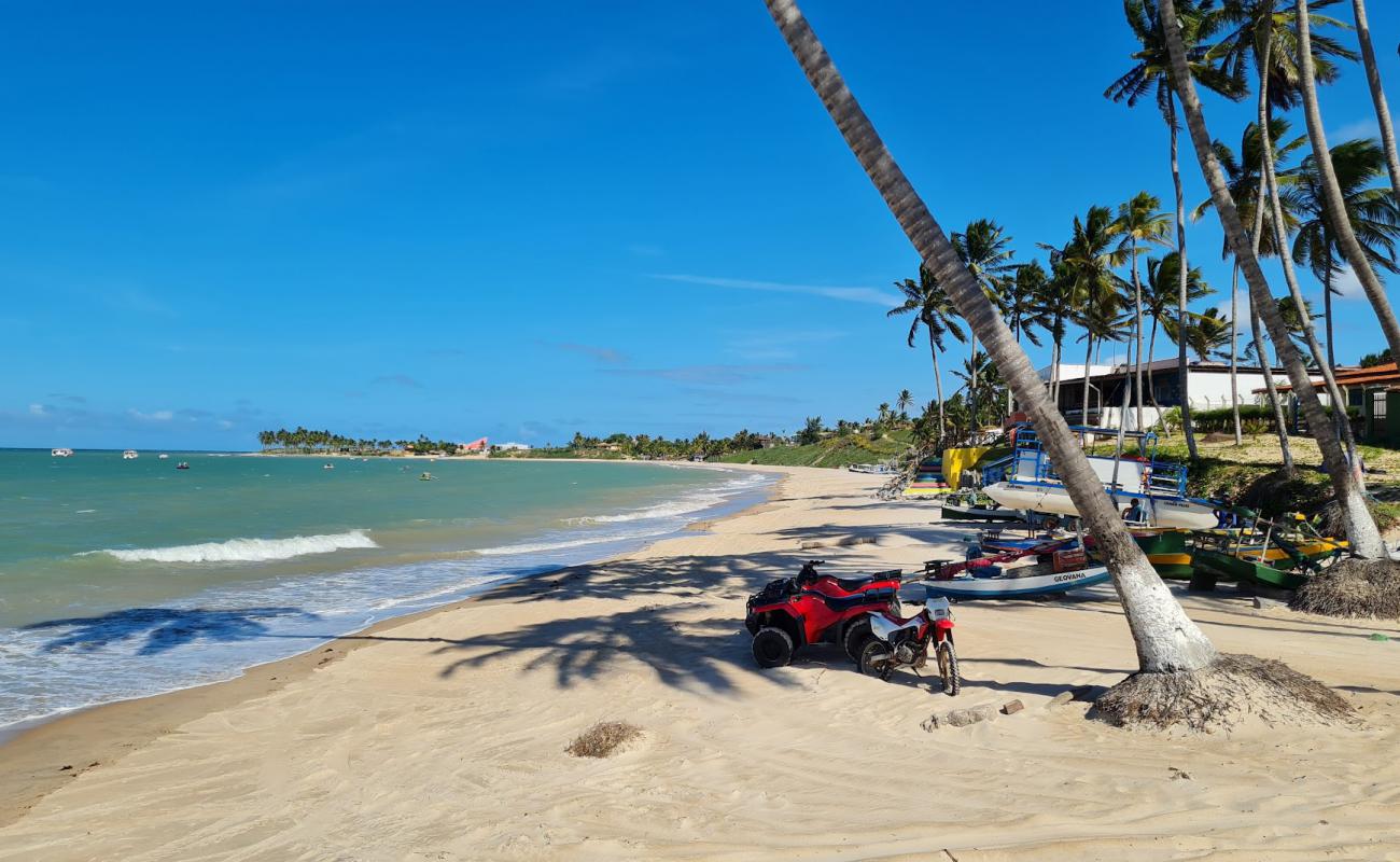 Photo de Plage de Maxaranguape avec sable lumineux de surface