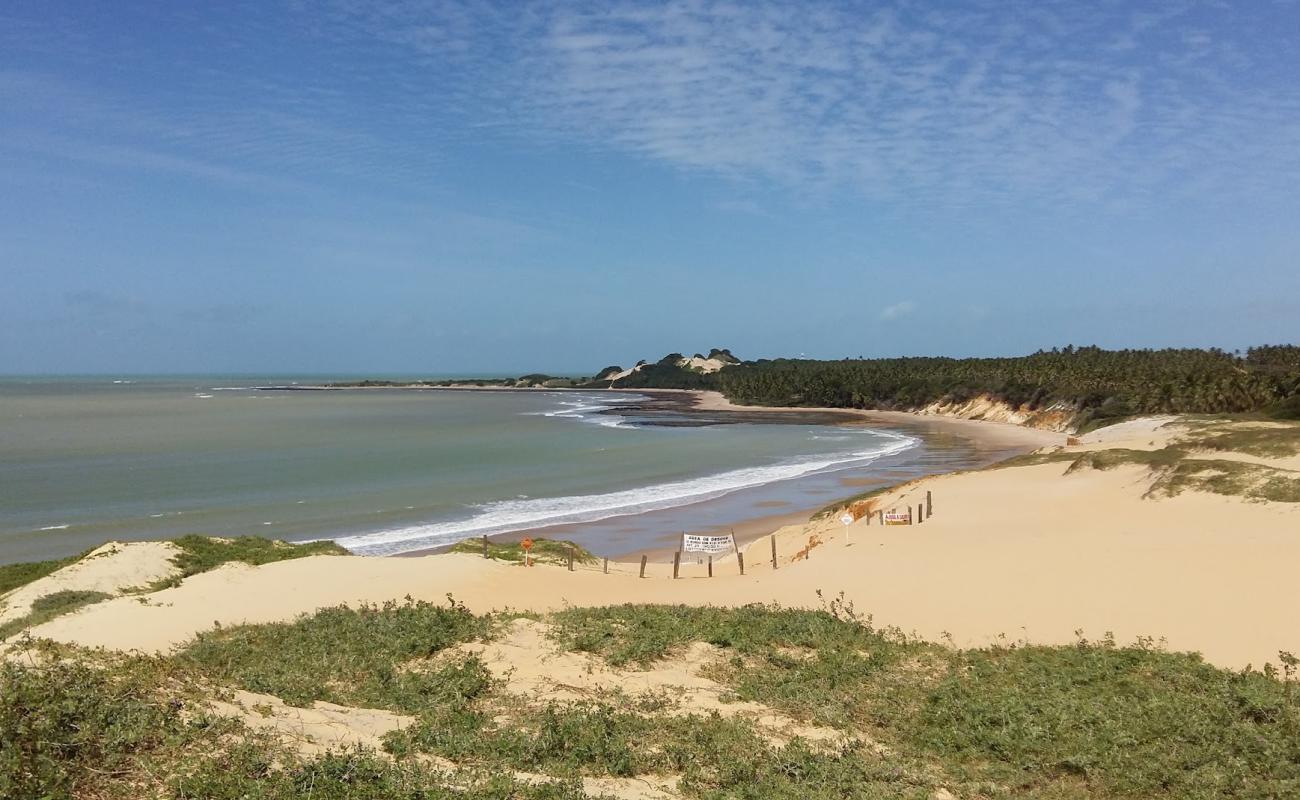 Photo de Plage de Sao Roque avec sable beige de surface
