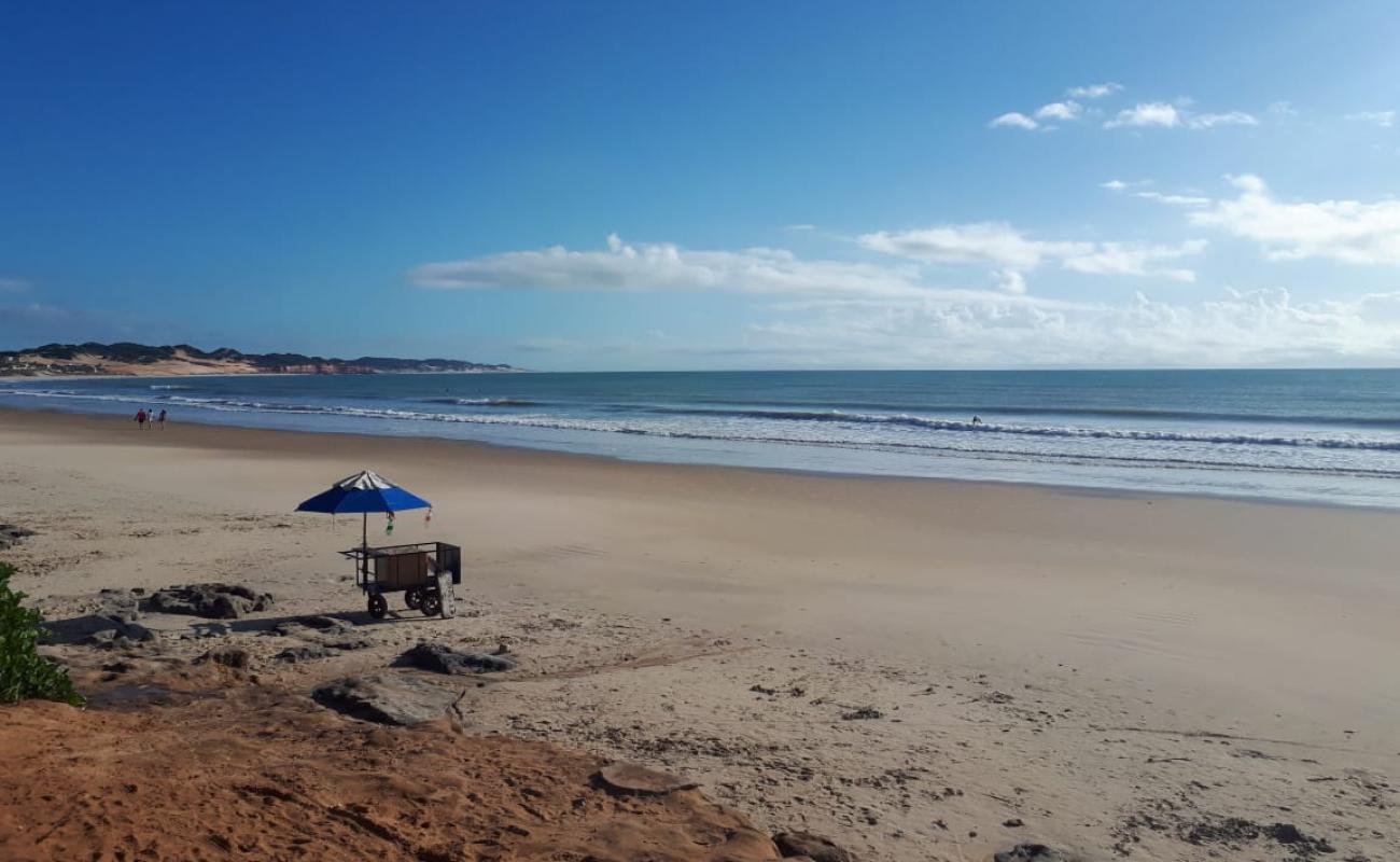 Photo de Plage de Cardeiro avec sable beige fin de surface
