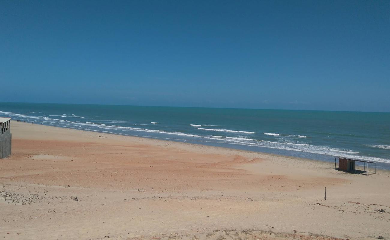 Photo de Plage de Pedra Grande avec sable lumineux de surface