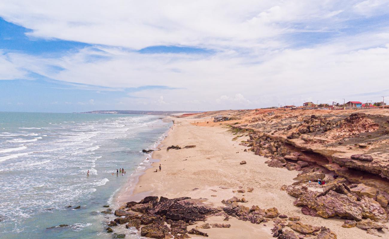 Photo de Plage de Cristovao avec sable beige de surface