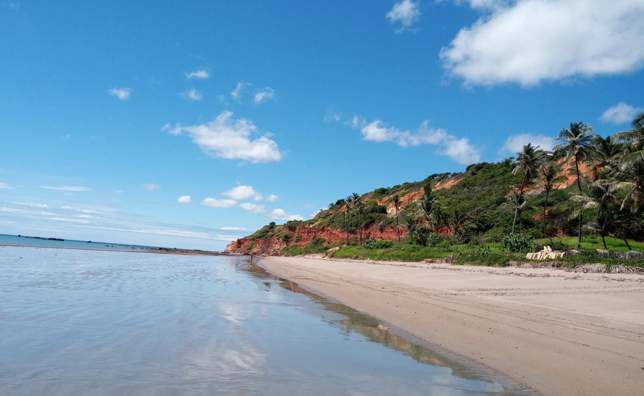 Photo de Plage de Picos avec sable beige de surface