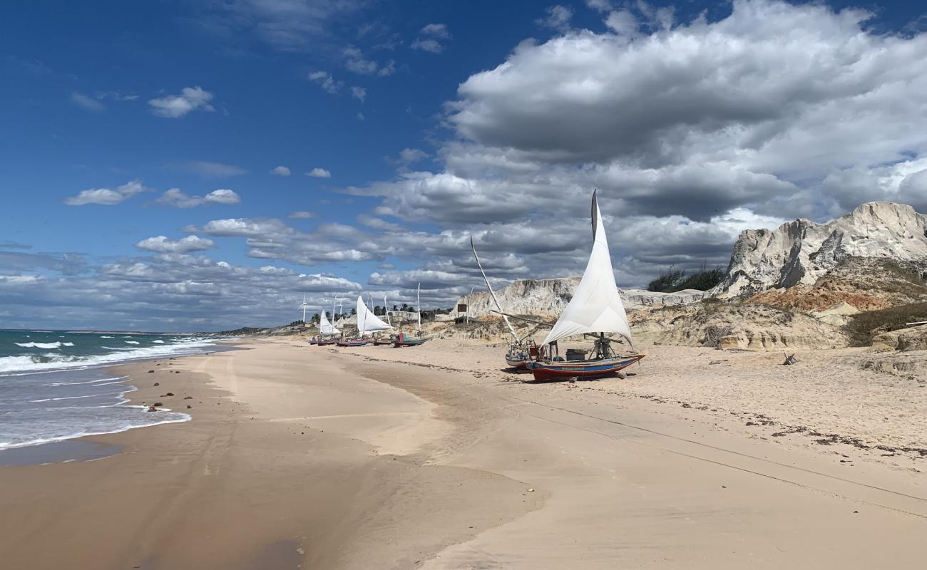 Photo de Plage de Quixaba avec sable lumineux de surface