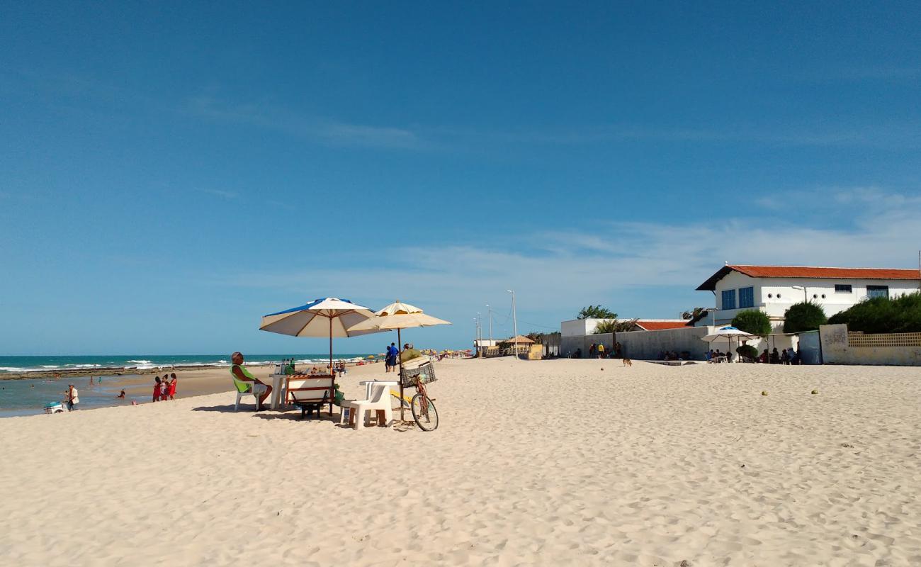 Photo de Plage de Caponga avec sable beige de surface