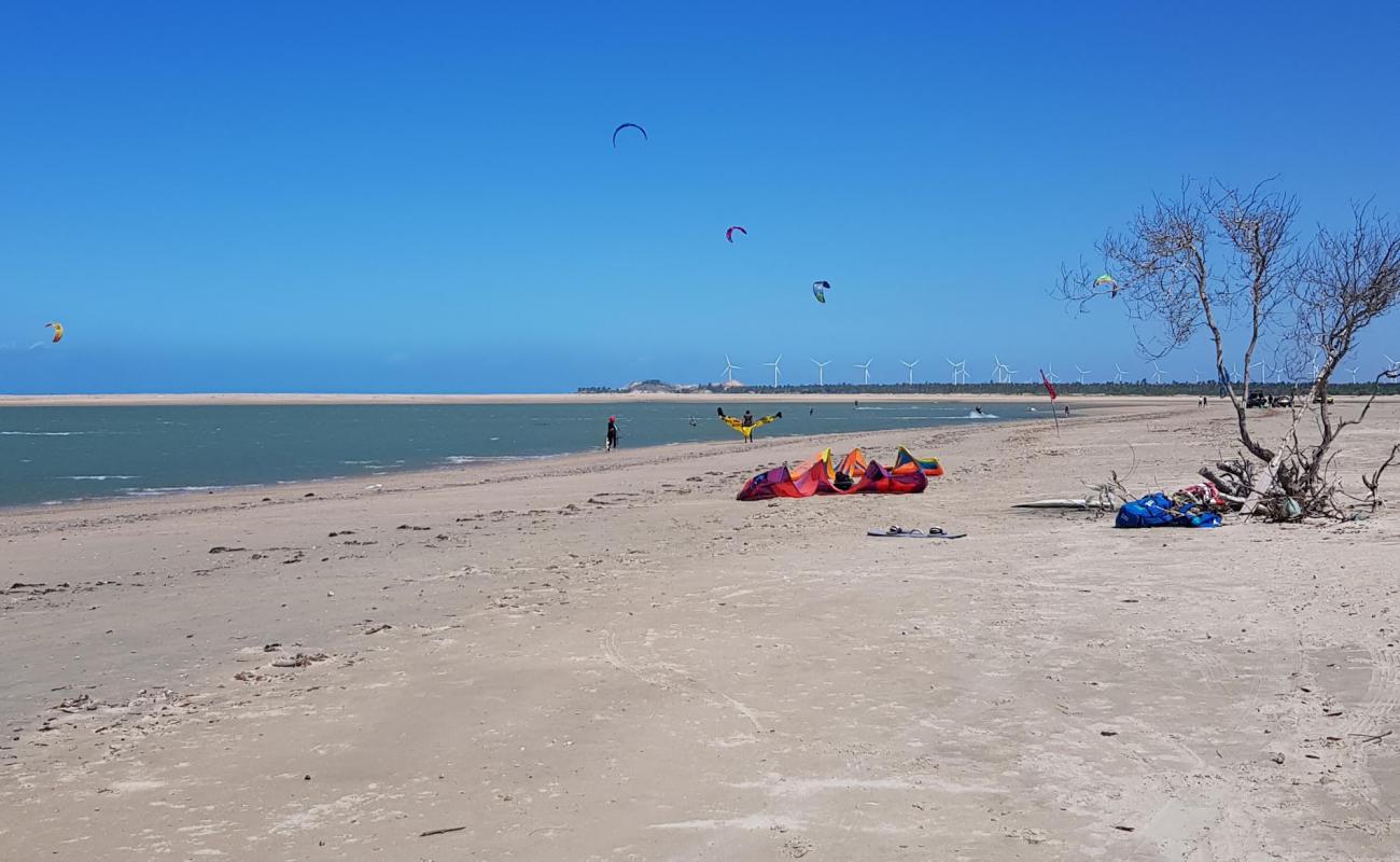 Photo de Praia de Patos avec sable beige de surface
