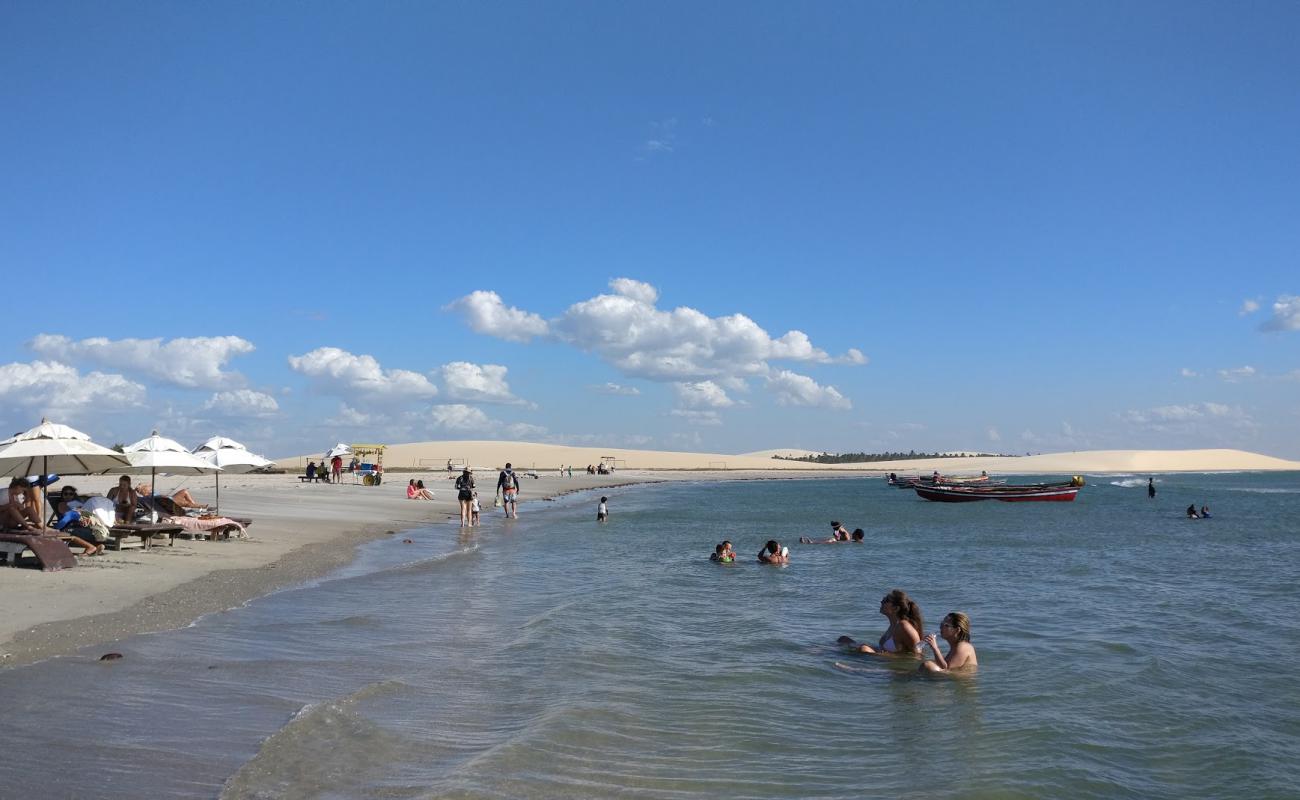 Photo de Plage Principale de Jeri avec sable gris de surface