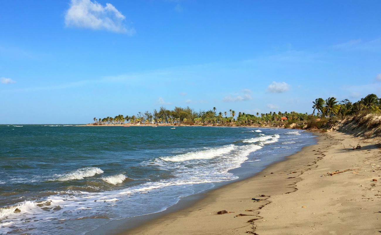 Photo de Praia de Barrinha avec sable lumineux de surface