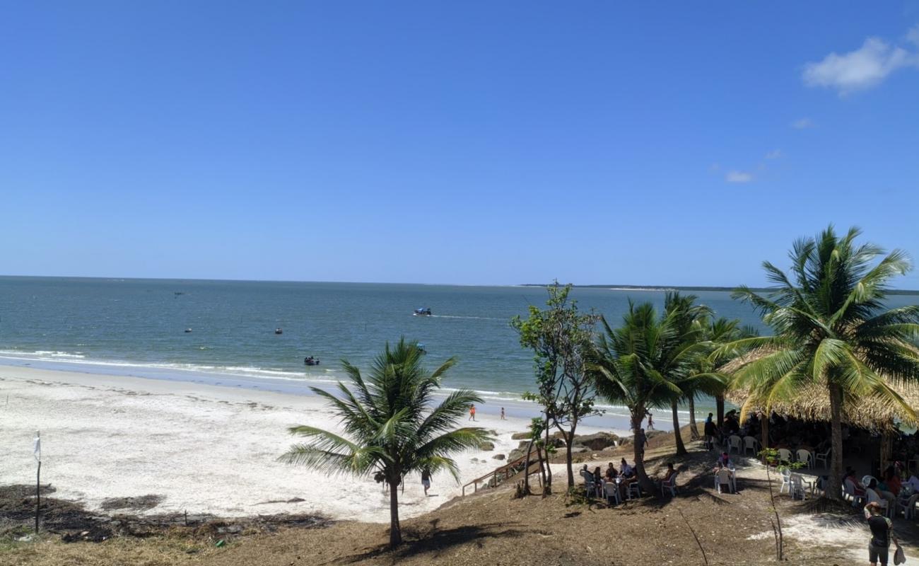 Photo de Praia da Fortaleza avec sable beige de surface