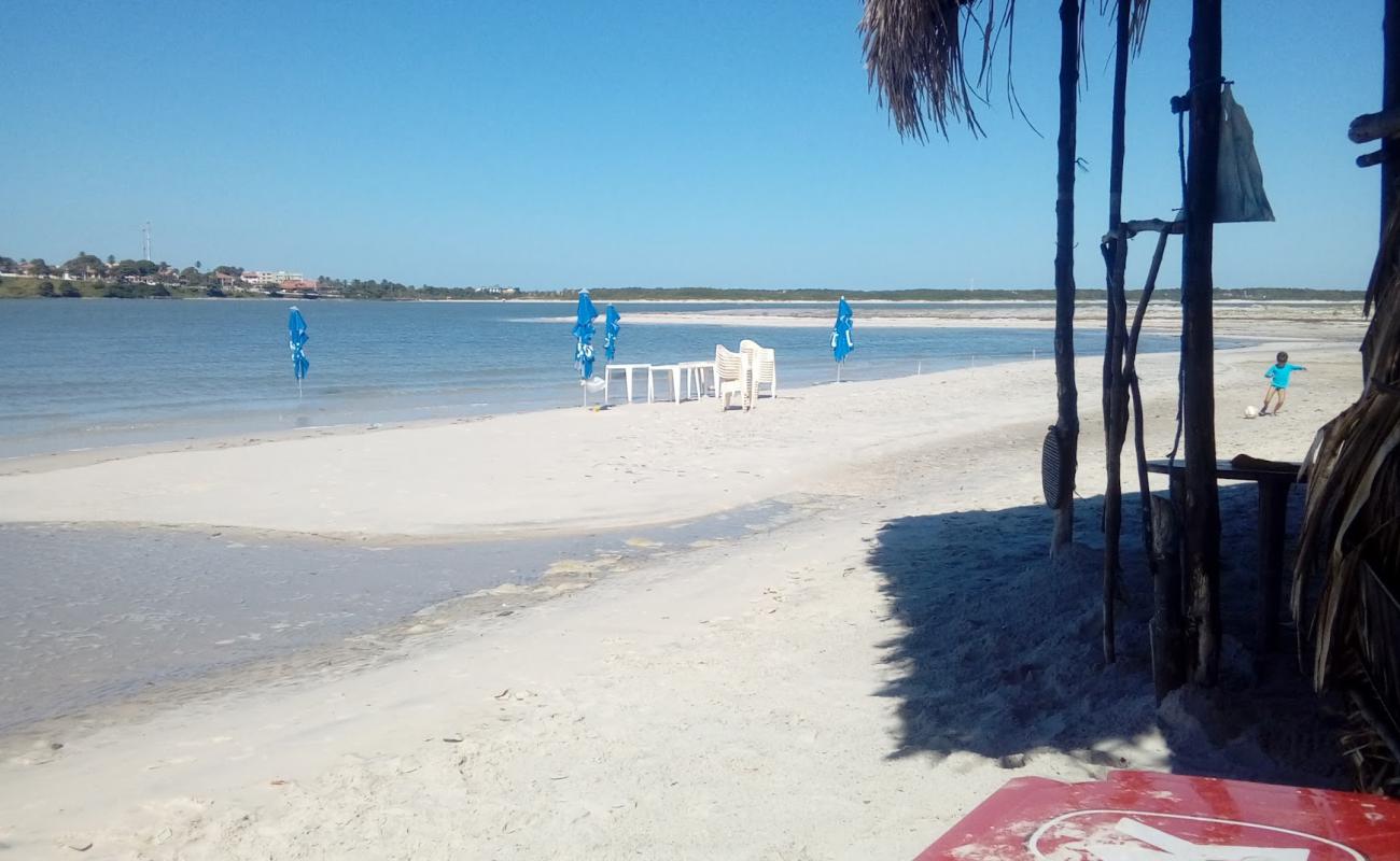 Photo de Praia do Espadarte avec sable lumineux de surface