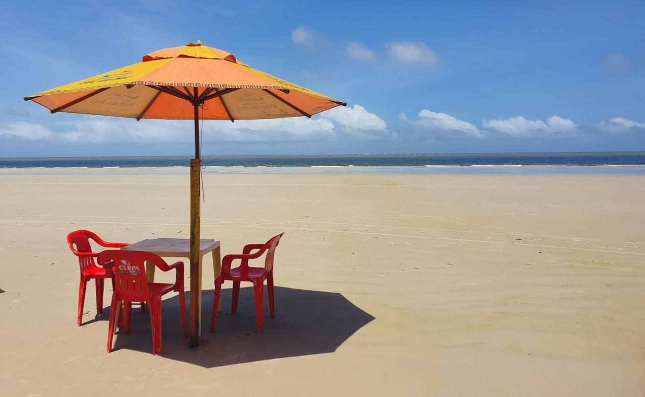 Photo de Praia do Algodoal avec sable lumineux de surface