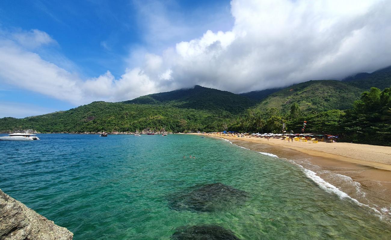 Photo de Plage de Jabaquara avec sable beige de surface