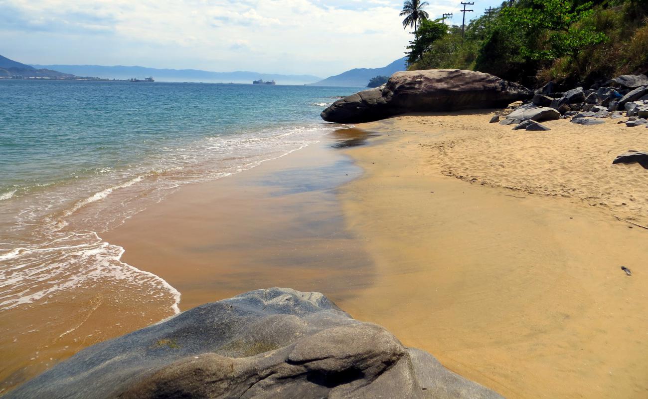 Photo de Praia Brava avec sable beige de surface
