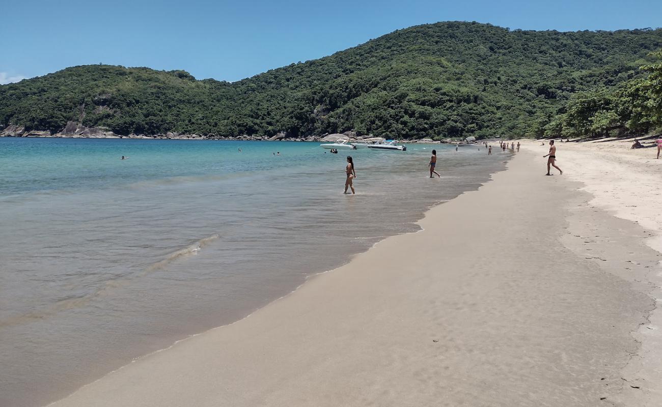 Photo de Praia de Parnaioca avec sable fin et lumineux de surface